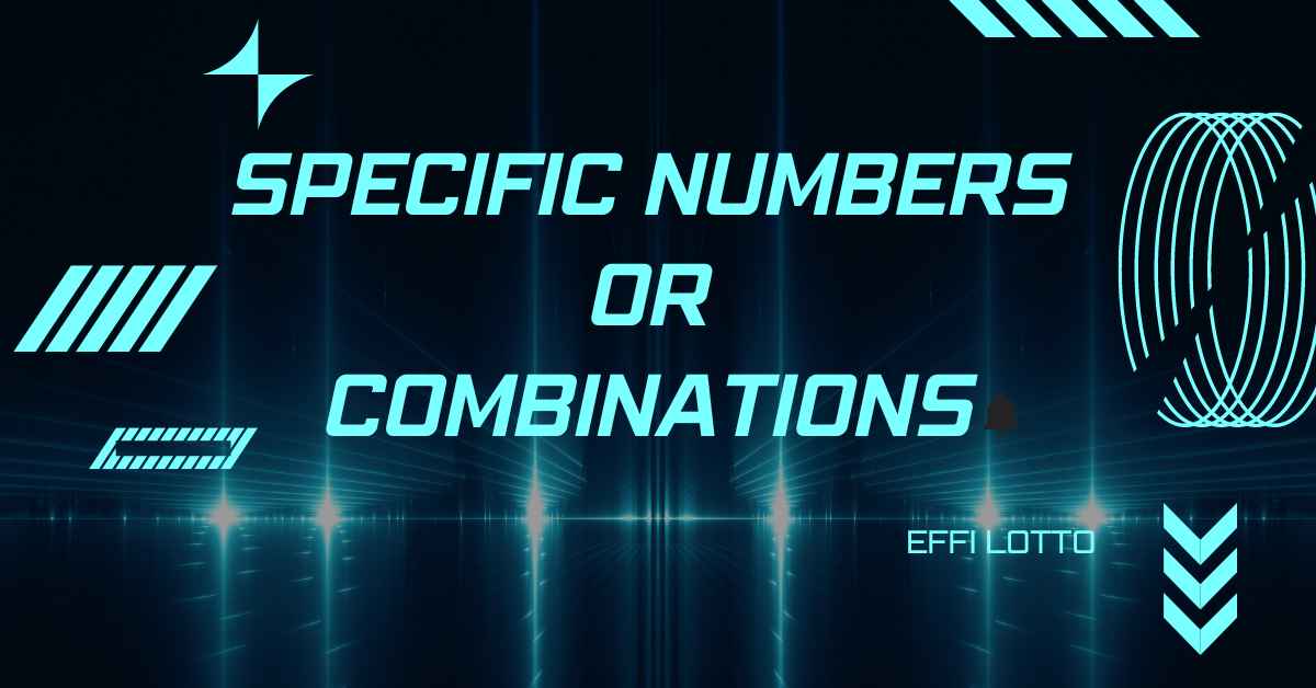SPECIFIC NUMBERS